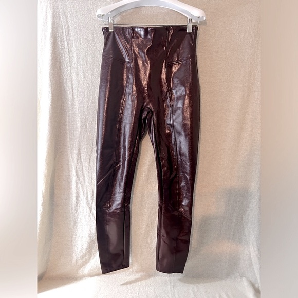 Spanx Faux Patent Leather Leggings - Picture 1 of 7